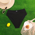 High-Waist Badeshorts mit Raffung für Damen
