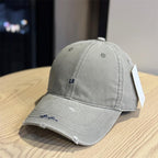 Herren-Baseballkappe im Used-Look