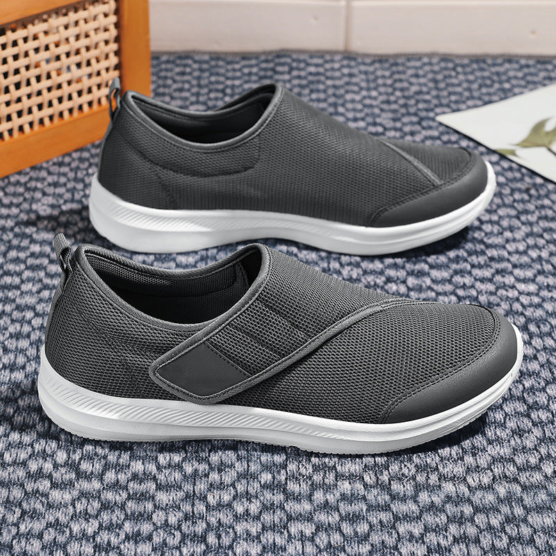 Damen Atmungsaktive Slip-On Freizeitschuhe mit elastischem Riemen EB