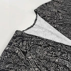 Damen Kimono-Jacke mit trendigem Muster und lockerem Schnitt EB