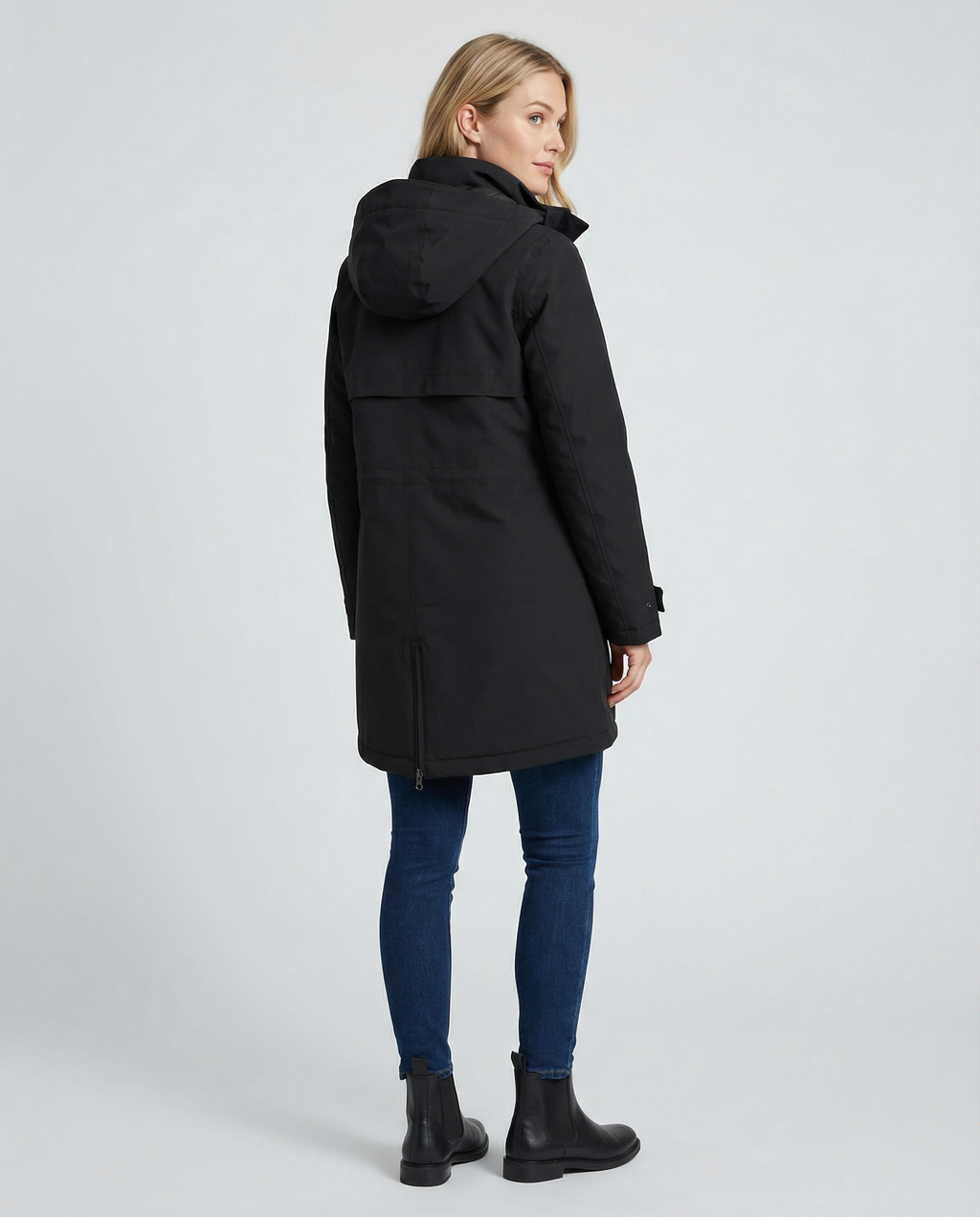 Übergangsjacke Damen sportlich Parka mit Taschen
