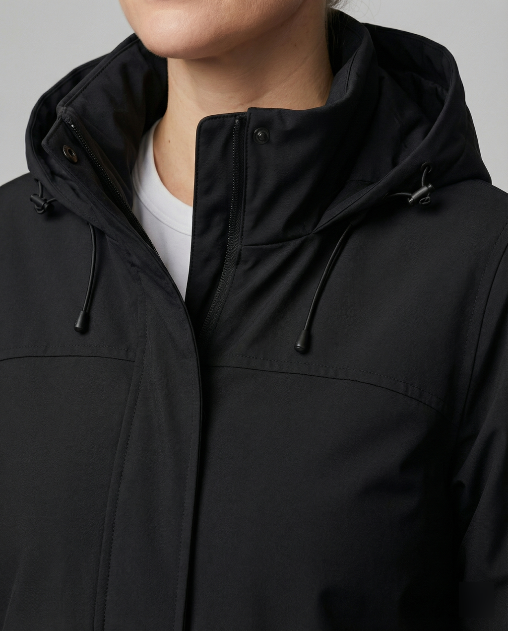 Übergangsjacke Damen sportlich Parka mit Taschen