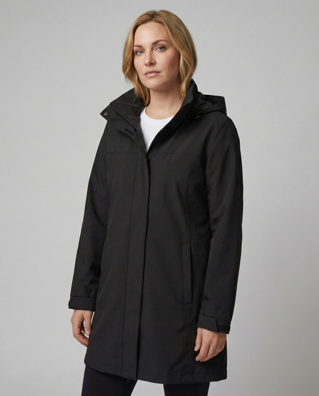 Übergangsjacke Damen sportlich Parka mit Taschen
