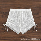 Transparente Strandshorts für Damen