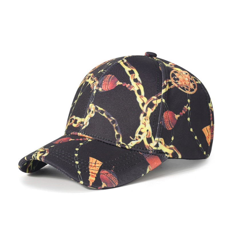 Modische Damen-Baseballkappe mit Kunstdruck