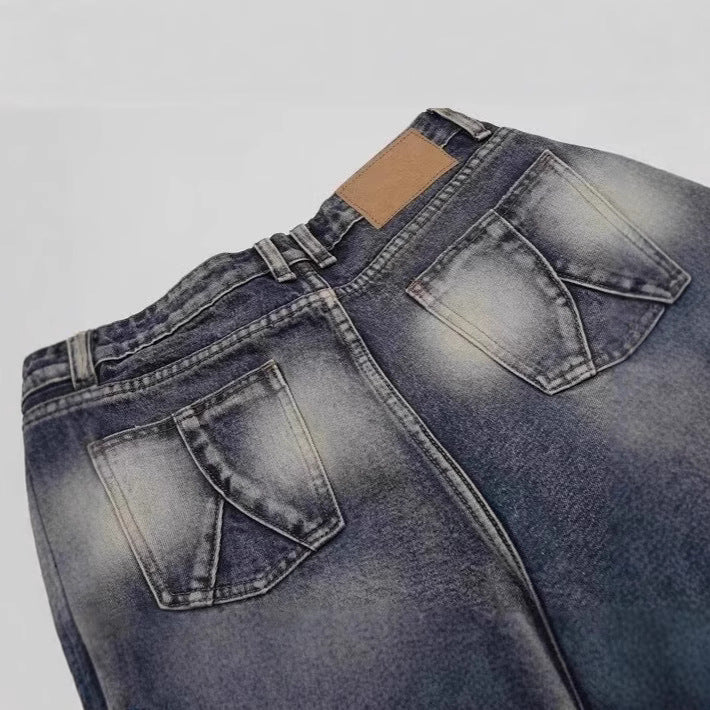 Stylische Baggy-Shorts für Herren im Used-Look