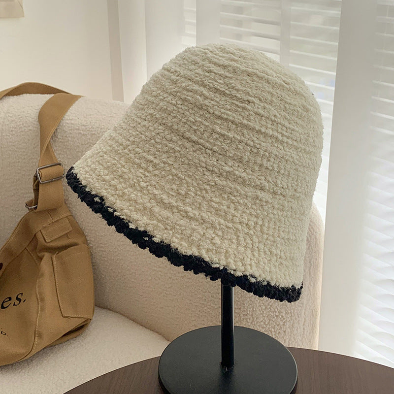 Strukturierter Woll-Bucket-Hat