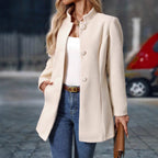Damen klassischer und eleganter Mantel EB