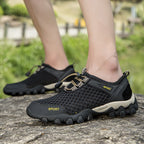 Damen atmungsaktive und rutschfeste Outdoor-Schuhe mit dynamischer Sohle EB