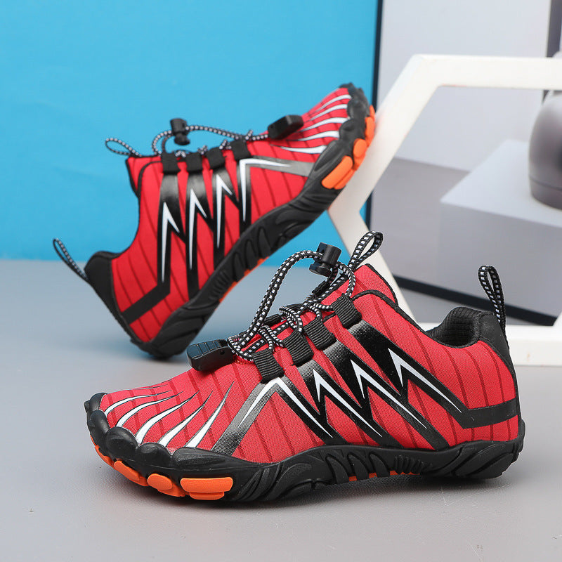 Unisex nan strapazierfähiger Multiaktiv-Wasserschuh mit stoßdämpfender Zehenschutzkappe und Schnellzugverschluss EB