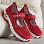 Damen Sportliche Slip-On Schuhe mit rutschfester Sohle und atmungsaktivem Obermaterial EB