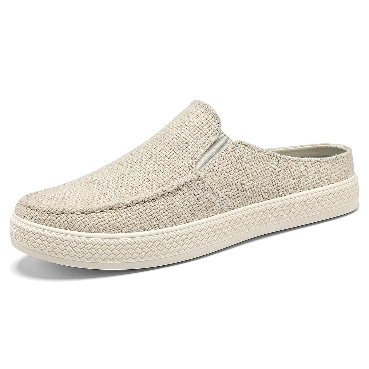 Damen Bequeme Slip-On Hausschuhe mit elastischem Einstiegsdesign EB