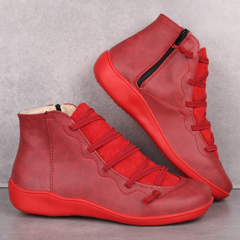 Damen Bequeme und modische Stiefeletten EB