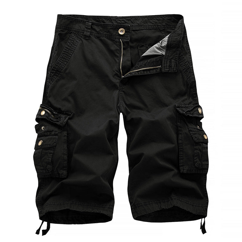 Herren Cargoshorts mit multifunktionalen Taschen und elastischem Bund EB