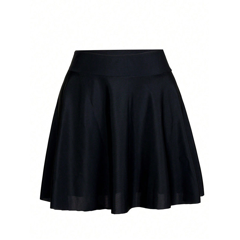 Damen A-Linie Rock mit elastischem Bund EB