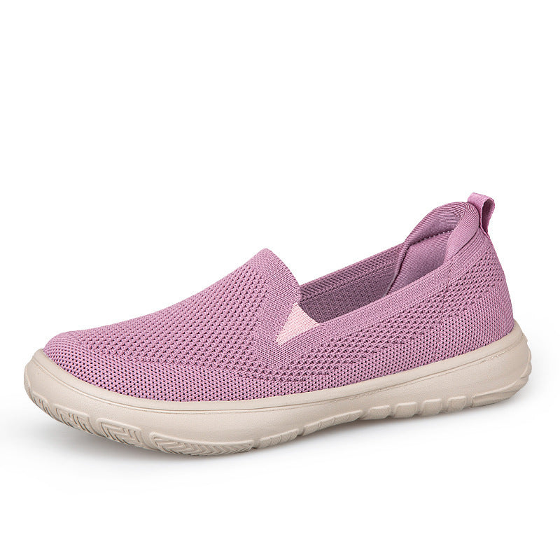 Damen Bequeme Slip-On Laufschuhe aus atmungsaktivem Mesh EB