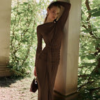 Damen elegantes, hüftbetontes Abendkleid EB