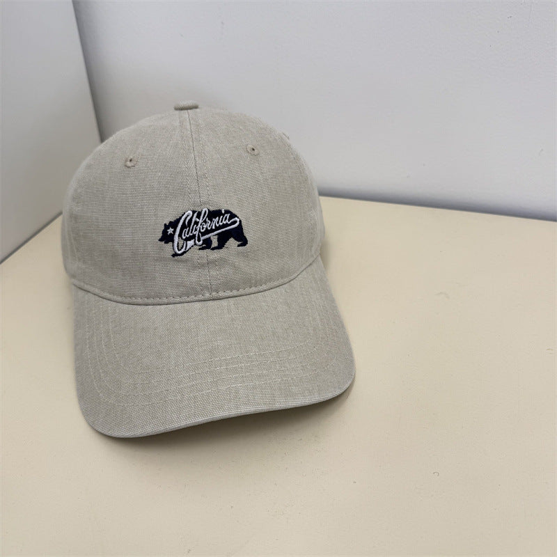 Lässige Vintage-Damen-Cap mit Stickerei