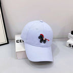 Verspielte Baseballkappe mit Pony-Stickerei