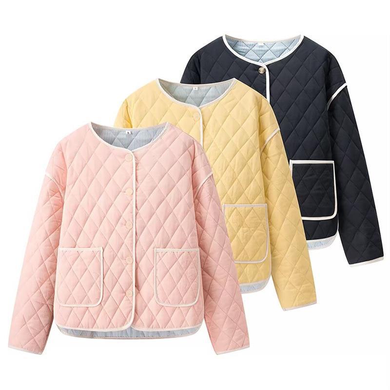Damen gesteppte Übergangsjacke mit Taschen und hohem Tragekomfort EB