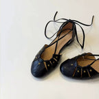 Damen Ballerina-Schuhe mit elegantem Riemendesign und modischen Nieten EB