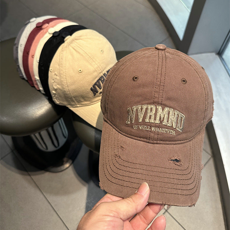 Herren-Baseballkappe mit Distressed-Grafik