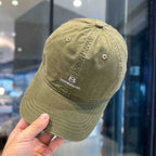 Men's Distressed Cotton Baseball Cap