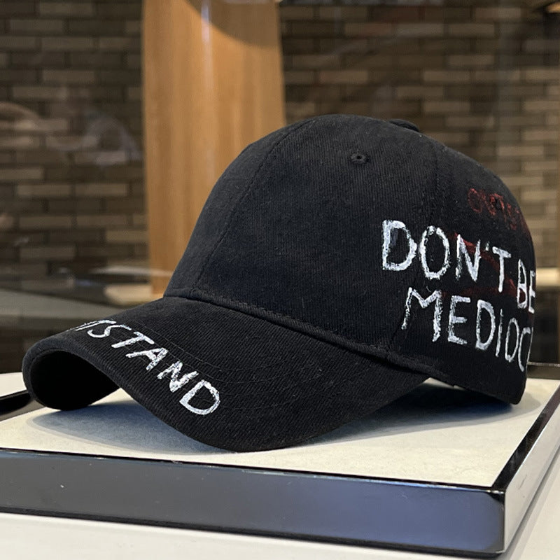 Herren-Cap mit Motivations-Grafik