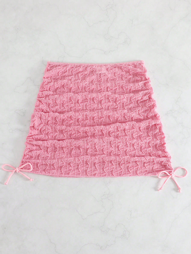 Rüschen-Shorts für Damen mit verstellbaren Bändern