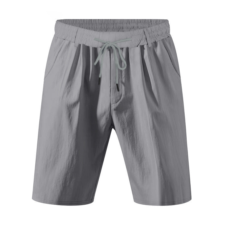 Knielange, leichte Funktionsshorts für Herren mit elastischem Bund