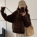 Damen Isolierte Hybridjacke mit voluminösen Ärmeln und Kapuze EB