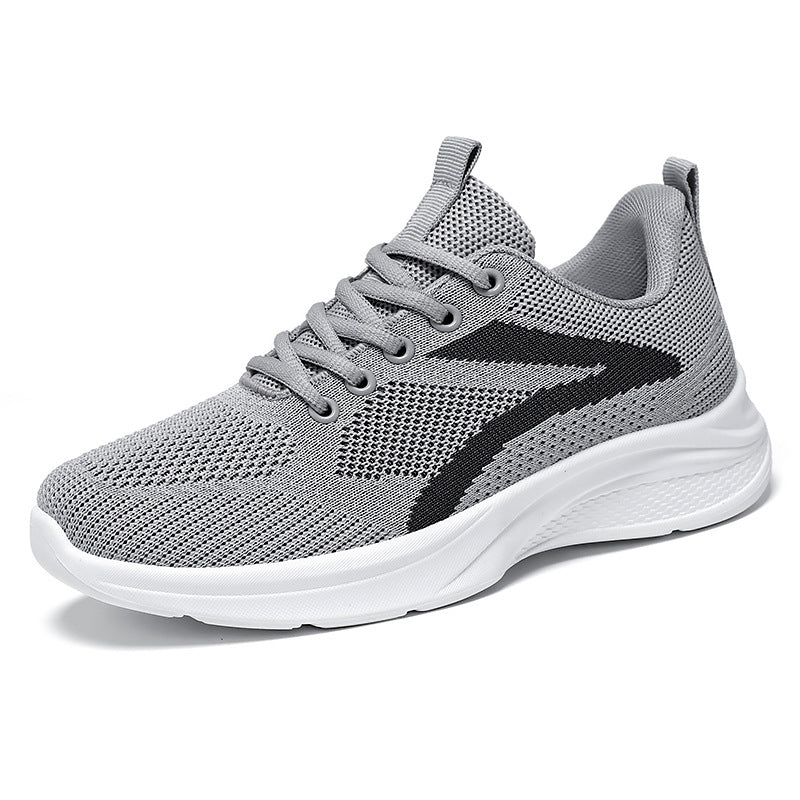Damen Atmungsaktive Freizeitschuhe mit elastischem Obermaterial und stoßdämpfender Sohle EB