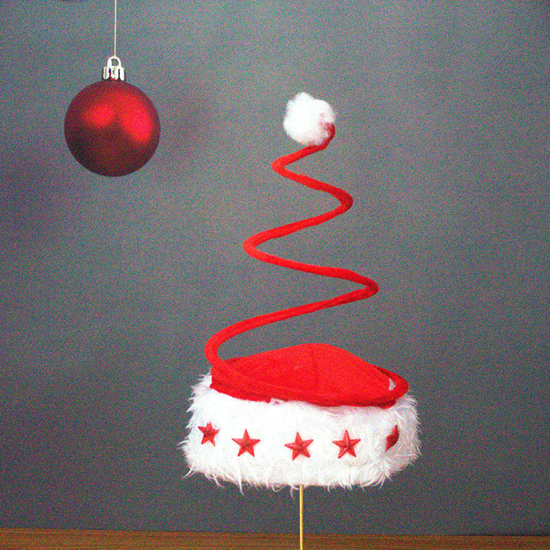 Lustige Weihnachts-Spiralmütze