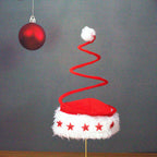 Lustige Weihnachts-Spiralmütze