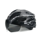 Fahrradhelm mit integriertem Visier