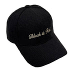 Damen-Strick-Baseballkappe mit Stickerei