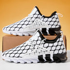 Damen Sportliche Laufschuhe mit atmungsaktivem Mesh-Obermaterial und stoßdämpfender Sohle EB