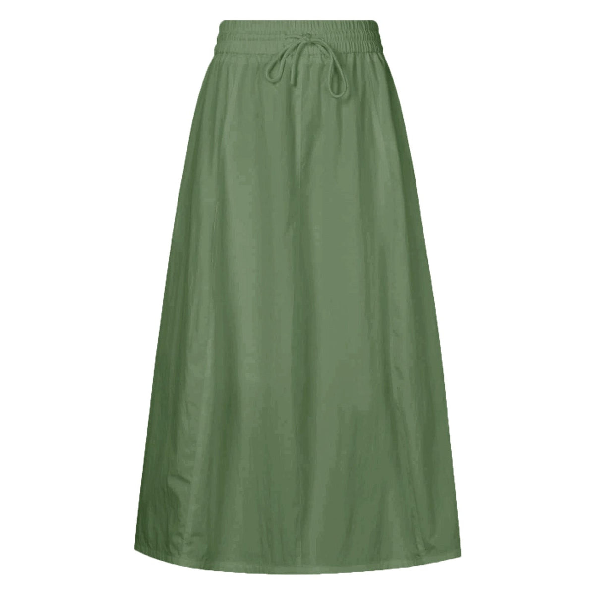 Damen maxilanger Rock mit elastischem Taillenbund und leichtem Material EB