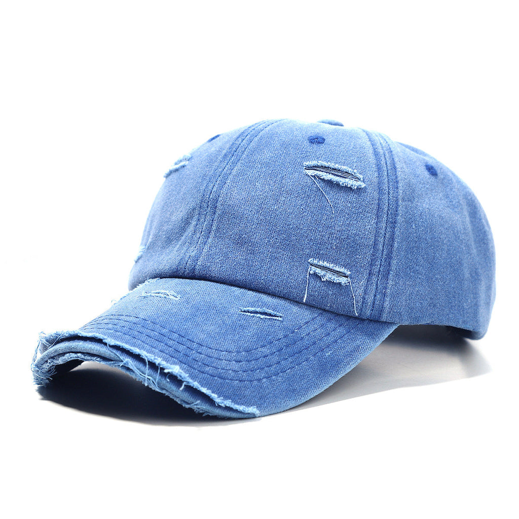 Damen-Baseballkappe im Used-Look