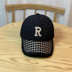 Flauschige Damen-Baseballkappe mit Textur