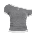 Damen figurbetontes Kurzarmshirt EB