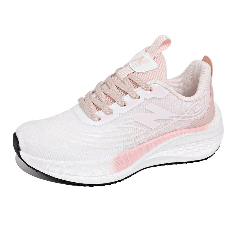 Damen Sportliche Laufschuhe mit atmungsaktiver Mesh-Oberfläche und dämpfendem Fußbett EB