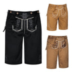 Herren nan kurze Trachtenhose mit besticktem Hosenlatz und Komfortbund EB