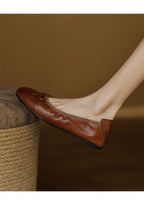 Damen Ballerinas mit verspieltem Schleifendetail und weichem Leder EB