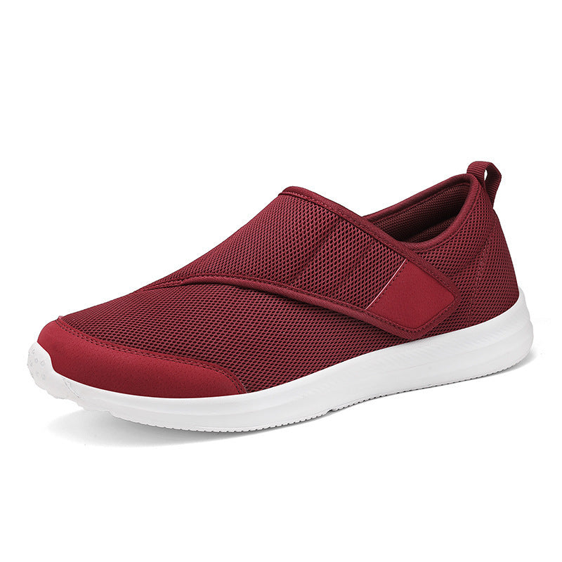 Damen Atmungsaktive Slip-On Freizeitschuhe mit elastischem Riemen EB