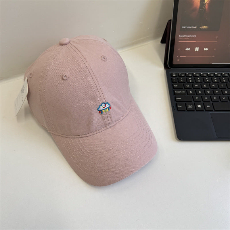 Damen Dad Hat aus Baumwolle mit Stickerei