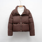 Damen hochwertige Steppjacke mit kurzem Schnitt EB