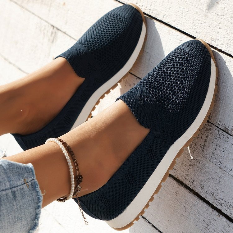 Damen Atmungsaktive Freizeitschuhe mit elastischem Obermaterial EB