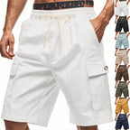 Herren Cargo-Shorts mit verstellbarem Kordelzug und praktischen Seitentaschen EB