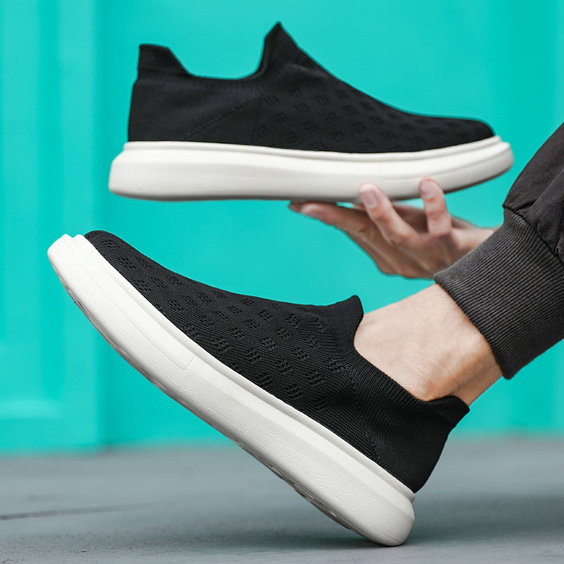 Unisex nan leichter Strick-Slipper mit perforierter Atmungsstruktur und dämpfender Leichtsohle EB